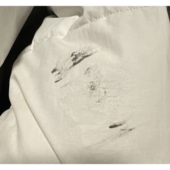 Superdry Mens Mountain Sport Hooded Box Quilt Puffer Jacket White Black W/Marks - Picture 15 of 15